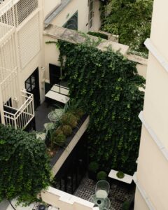 Where To Stay In Paris 1 A hidden angle of a hidden place.@leokharfanhotelmonsieurgeorge chapitresixhotels