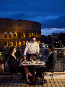 ROMA ROOFTOP SEASON JUST BEGAN 1 Where fine dining meets history an unforgettable Michelin starred dinner at @aroma restaurant @
