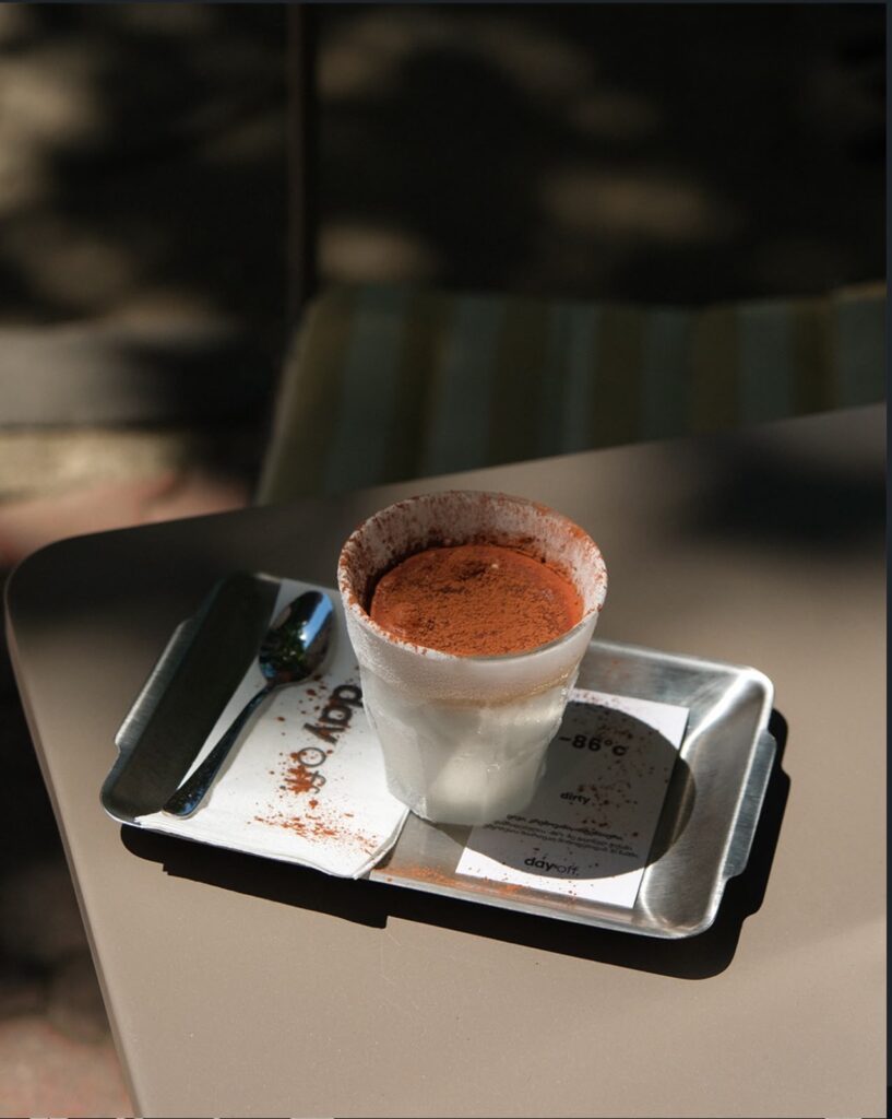 1+1 on Special -86° Dirty Coffee and  Any Dessert